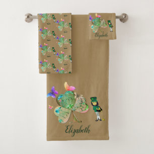 "Have a Happy St. Patrick's Day" Leprechaun   Bath Towel Set