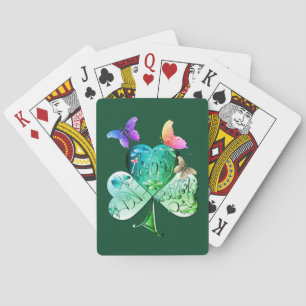 "Have a Happy St. Patrick's Day"Shamrock Playing Cards