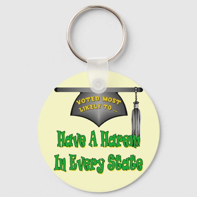 Have A Harem Keychain (Front)