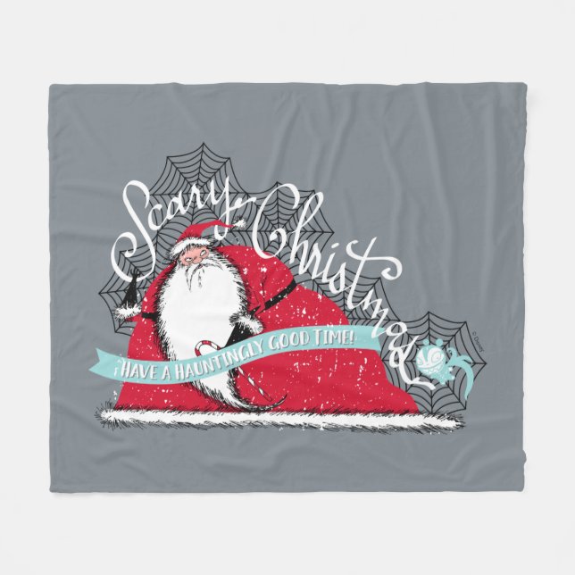 Have A Hauntingly Good Time! Fleece Blanket (Front (Horizontal))