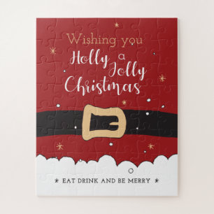 Have a Holly Jolly Christmas Art Christmas Gallery Jigsaw Puzzle