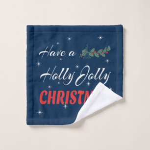 Have a Holly Jolly Christmas Bath Towel Set
