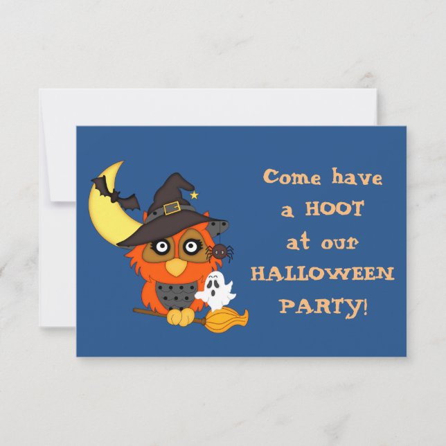 Have a Hoot Halloween Party Invitation (Front)