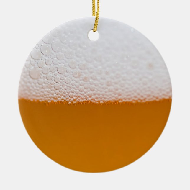 Have a Hoppy Christmas Beer  Ceramic Ornament (Front)