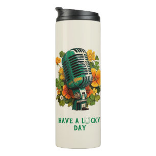 Have a Lucky Day – St. Patrick’s Music Art Thermal Tumbler