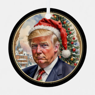 Have a Maganificent Christmas Trump MAGA Holiday Metal Ornament