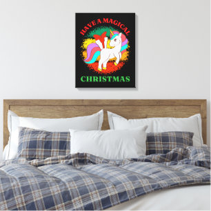 have a magical christmas canvas print