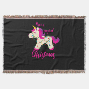 Have a magical Christmas Throw Blanket