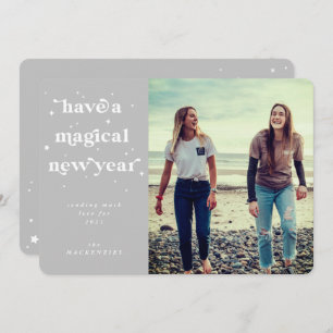 Have A Magical New Year Photo Holiday Card