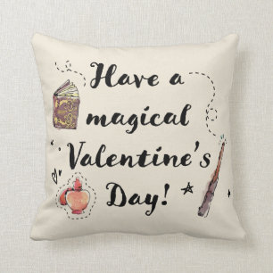 Have A Magical Valentine's Day Throw Pillow