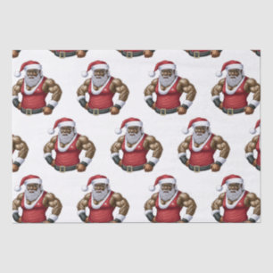 Have A Melanin Christmas Black Santa Claus Tissue Paper