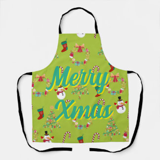 Have a meowy christmas-Santa claws Apron