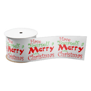 Have a Merry Christmas Holiday Satin Ribbon