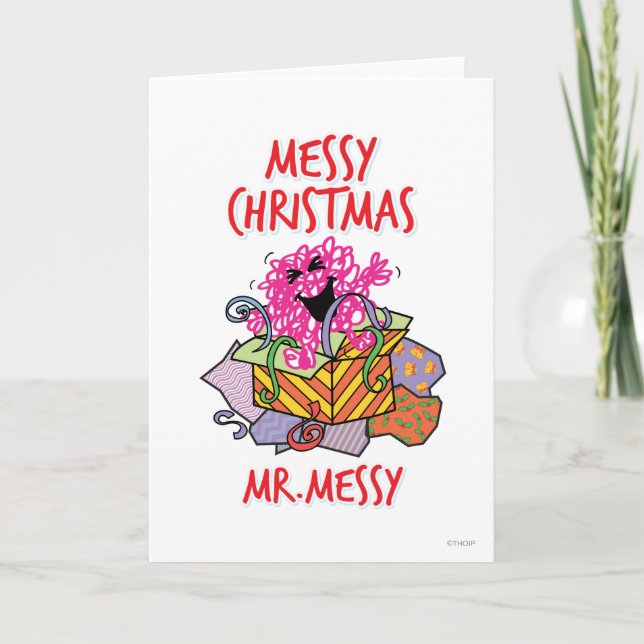 Have A Messy Christmas Holiday Card (Front)