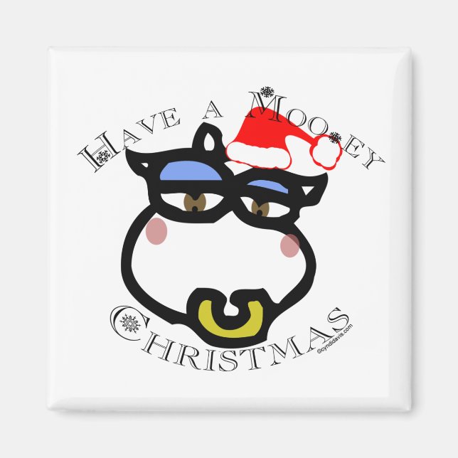 Have a Mooey Christmas! Magnet (Front)