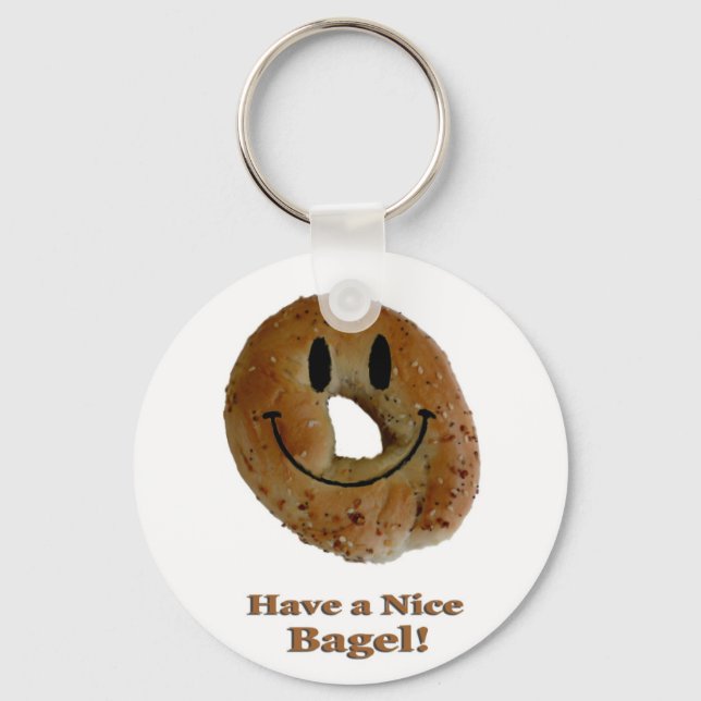Have a Nice Bagel! Keychain (Front)
