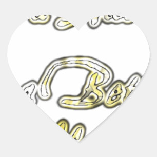 Have a Nice Day & a Better Night Quote Art Print Heart Sticker