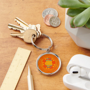 Have a Nice Day & a better Night red Design Keychain