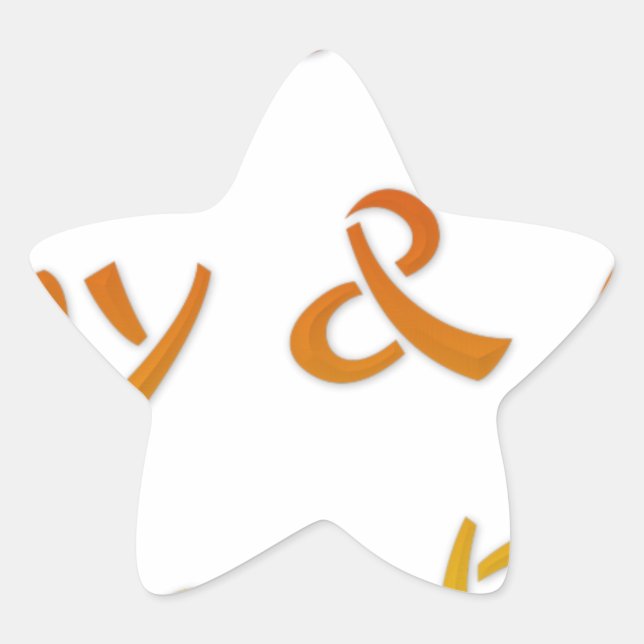 Have a Nice Day & A Better Night Text Art Design Star Sticker (Front)