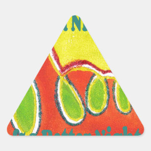 Have a Nice Day & a Better Night with gratitude Triangle Sticker
