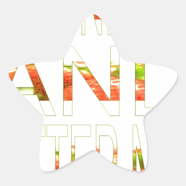 Have a Nice Day and a Better Night Art Print Star Sticker (Front)