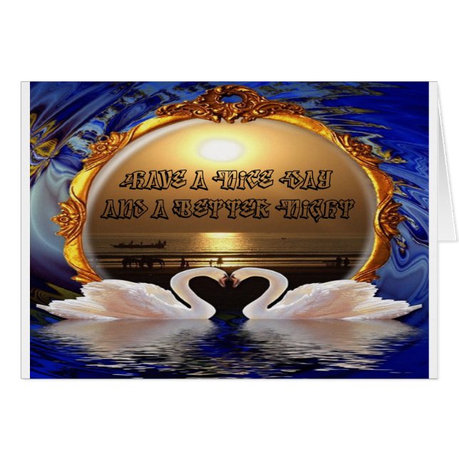 Have a Nice Day and a Better Night Text Quote (Front Horizontal)