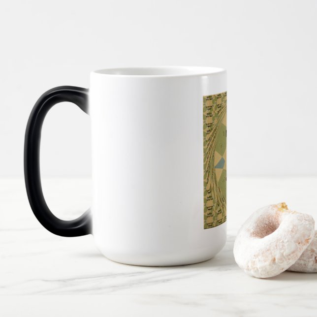 Have a Nice Day & Better Night Art Print Magic Mug (With Donut)