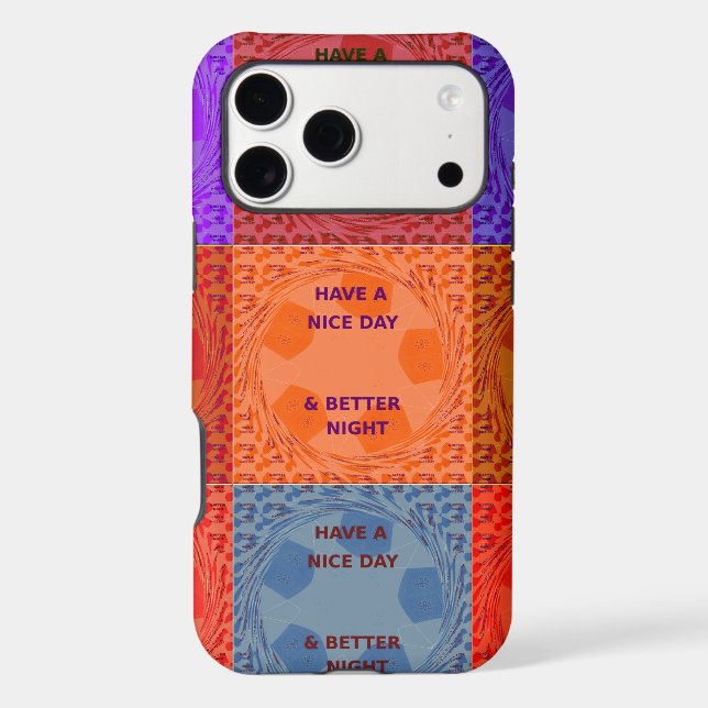 "Have a Nice Day & Better Night" Pop Art Print (Back)
