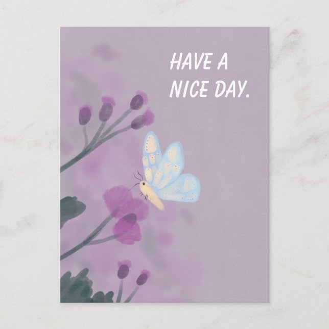 Have a nice day butterfly card (Front)