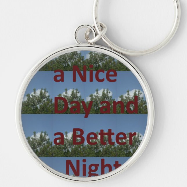 Have a nice day.png keychain (Front)