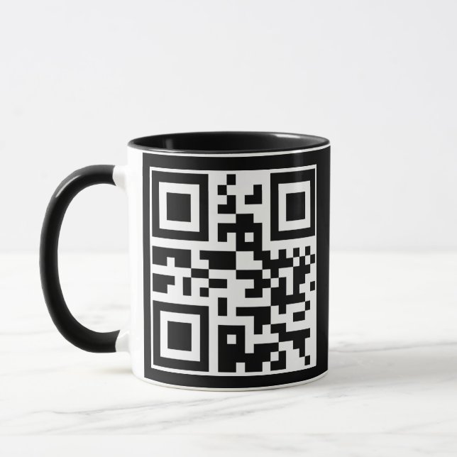 Have A Nice Day QR Code Mug (Left)