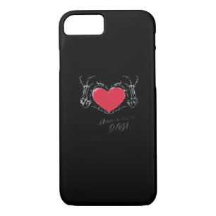Have A Nice Day! Skeleton Hands With Heart Classic Case-Mate iPhone Case