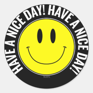 Have a Nice Day! Smilie Sticker