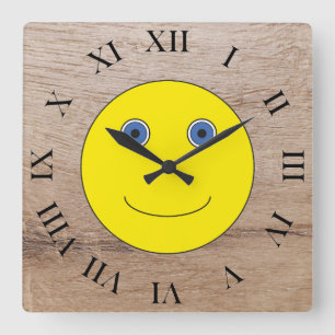 Have a nice day square wall clock