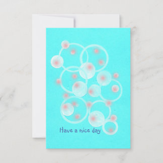 Have a nice day thank you card