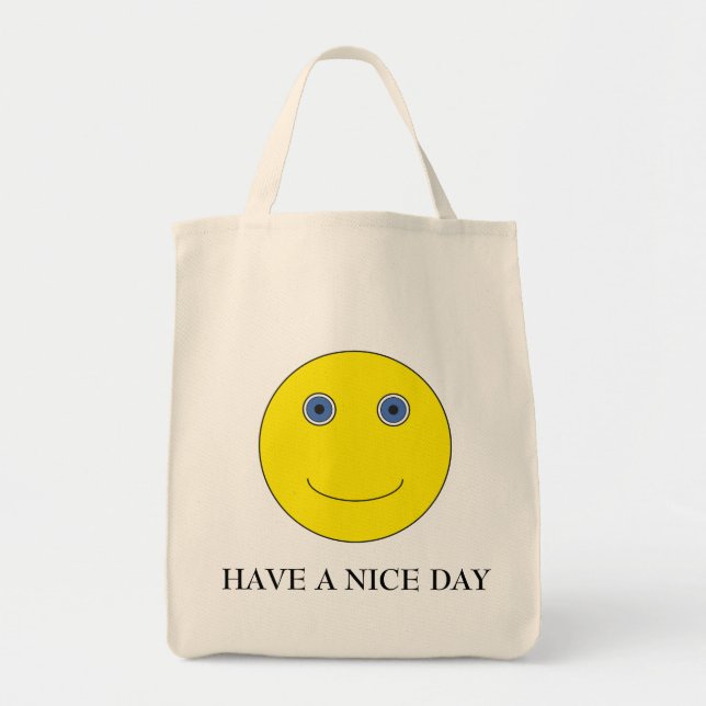 Have a nice day tote bag (Front)