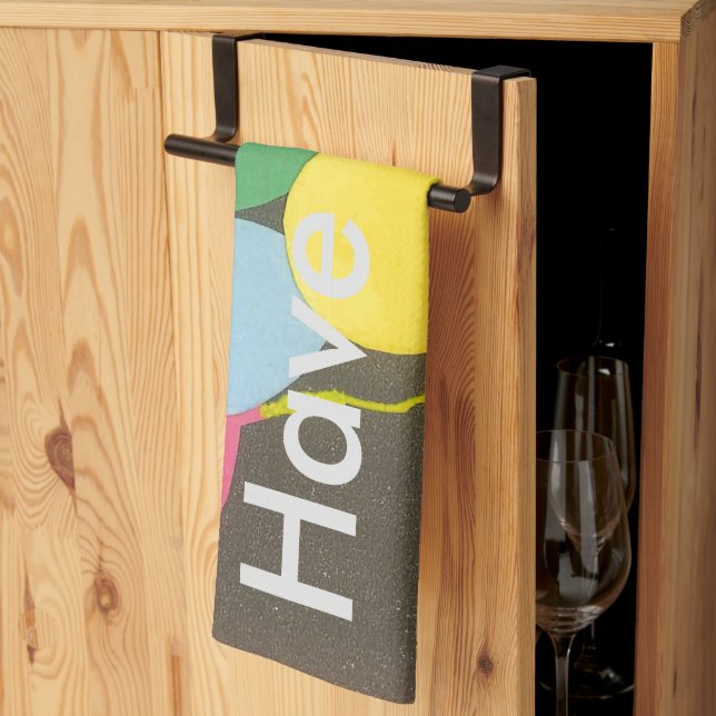 Have  a Nice One; Birthday Create Your Own Kitchen Towel (Thirds Fold)
