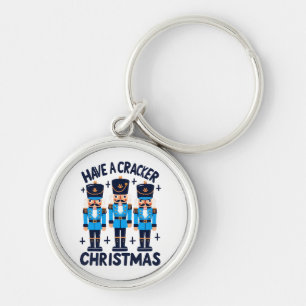 Have a nutcracker christmas keychain