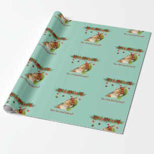 Have a Nutty Good Christmas Squirrel Holiday Wrapping Paper