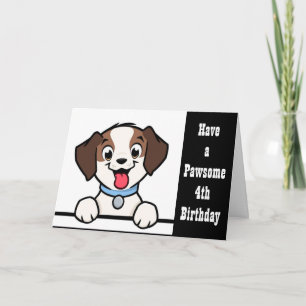 HAVE A **PAWSOME 3rd BIRTHDAY** CARD