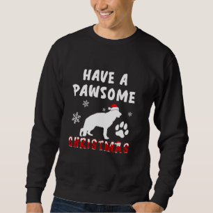 Have A Pawsome Christmas Funny German Shepherd San Sweatshirt