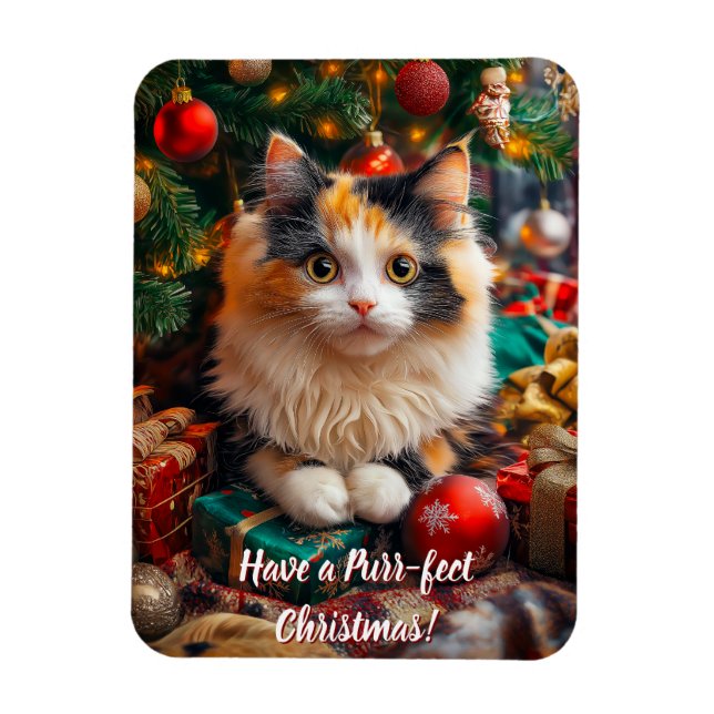 Have a Purr-fect Christmas! Magnet (Vertical)