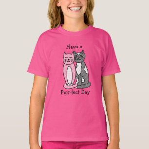 Have a Purr-fect Day Cute Cat Pun T-Shirt