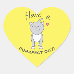Have a Purrfect Day Sticker