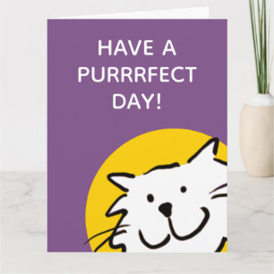 Have a Purrrfect Day Cat Lover Card