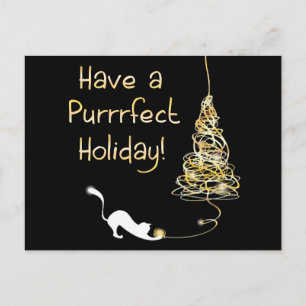 Have a Purrrfect Holiday Postcard