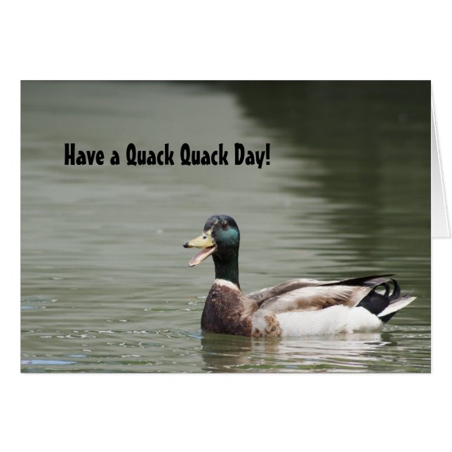Have a Quack Quack Day! (Front Horizontal)