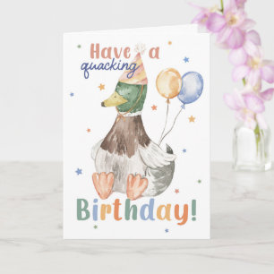 Have a Quacking Birthday – Funny Duck Card
