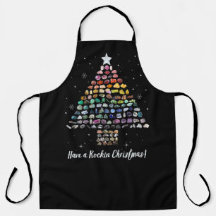 Have a Rockin Christmas! Crystal Christmas Tree Apron