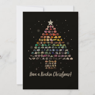 Have a Rockin Christmas! Crystal Gems Tree Card